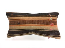 Handmade Kilim Cushion Cover, Kelim Pillow 60x30 cm Turkish  Moroccan