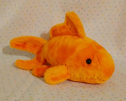 Vintage fancy goldfish orange - fancy,