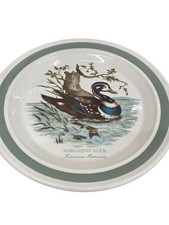 Portmeirion Birds of Britain Harlequin Duck Plate 10 Inch Porcelain