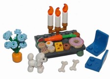 Lego Dinning Table with food