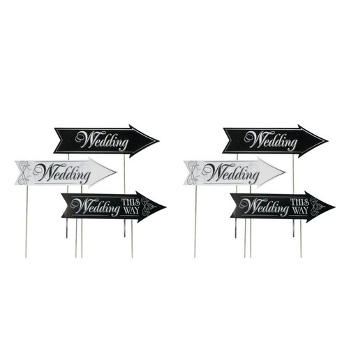 Set wedding entrance sign - set,