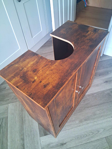 Rustic brown freestanding - brown,