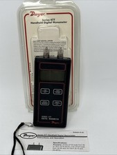 Dwyer Series 477 Handheld Digital Manometer Measure Pressure Lab Equipment  NOS