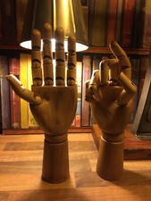 Pair L&R Wooden Artist