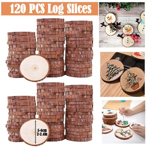 180pcs natural wood slices - wood,