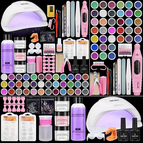 Acrylic nail kit with drill - kit,
