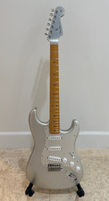 Fender H.E.R. Stratocaster Electric Guitar - Chrome Glow