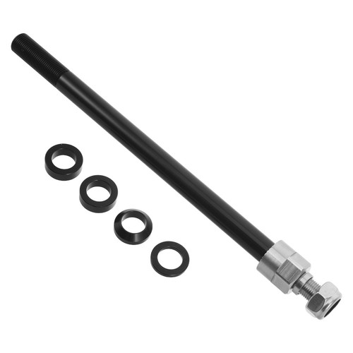 Bicycle trailer barrel axle - ,