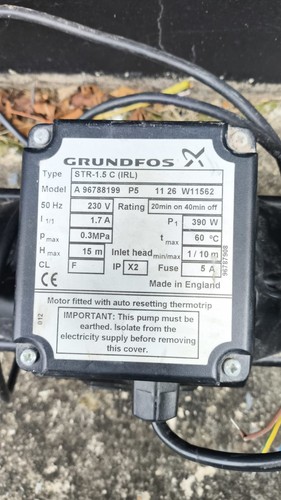 Grundfos str 1 5 - 1.5, c