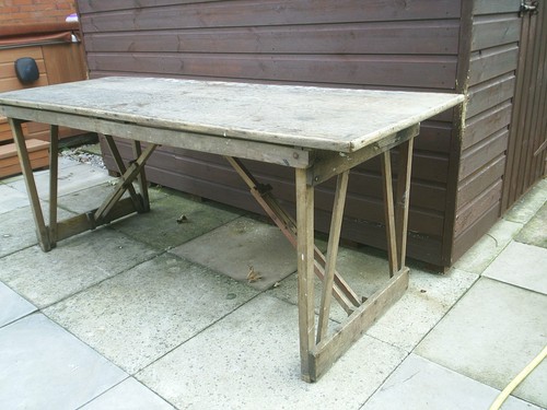 Army trestle table - army,