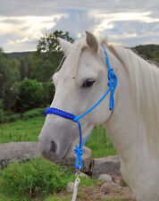 EASY-DOES-IT ROPE HALTER with BRAIDED NOSEBAND. PARELLI ETC. From Mini to Draft.
