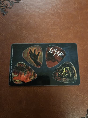 Slayer guitar picks pick card - guitar,