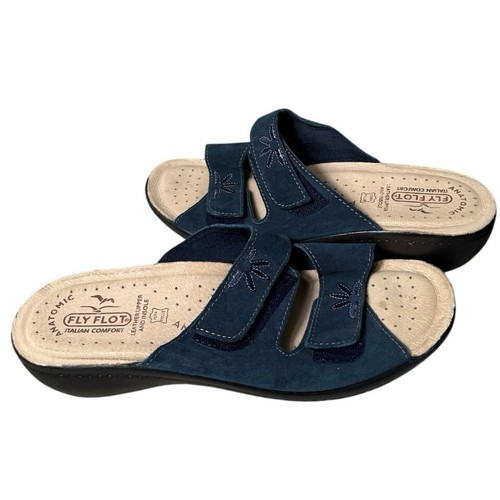Fly flot blue leather - fly,