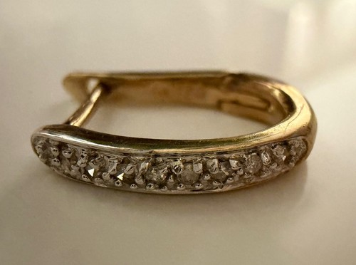 Vintage 9ct hallmarked diamond - vintage,