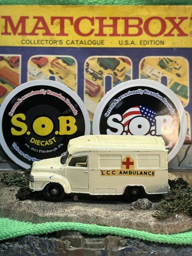Lesney 1960s lomas ambulance - lesney,