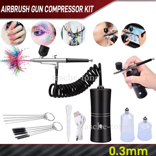 Mini airbrush compressor - airbrush, kit