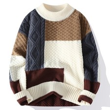 Men's Color Block Knit