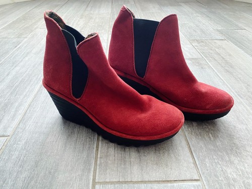 Fly london womens size wine - london,