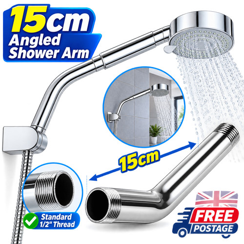 15cm stainless steel shower - steel,
