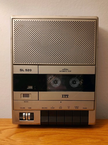Vintage itt 520 cassette - vintage,