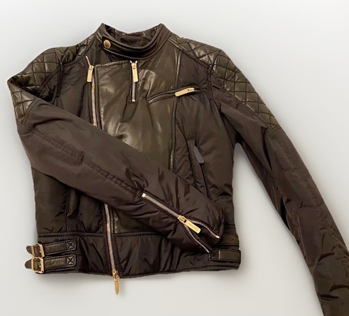 Dsquared2 leather quilted - quilted, moto