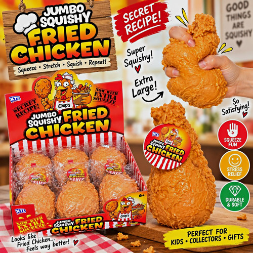 Ktl jumbo orange squishy fried - jumbo,