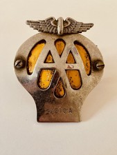 Vintage Car Badge | AA Car