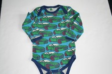 Smafolk Long Sleeve Lapneck Bodysuit Cars Print 68cm/6mths