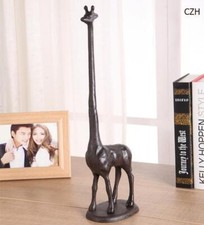Giraffe Toilet Roll Holder Metal Stand Bathroom Kitchen Home Decor Free Standing