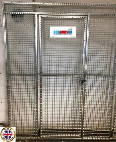 Galvanised mesh dog - galvanised,