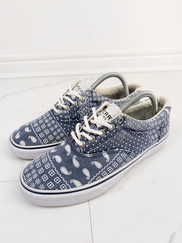 Sperry mens blue paisley - mens,