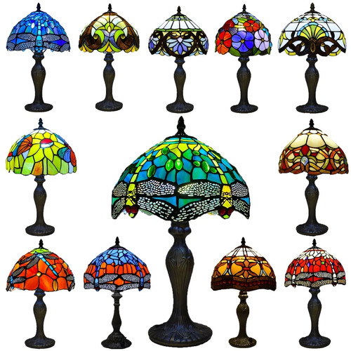 Tiffany table lamps - lamps, 10