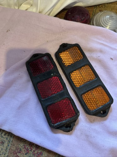 Vintage lucas amber red - 1.6, amber/red