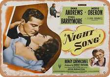 METAL SIGN - Night Song (1948) - Vintage Look