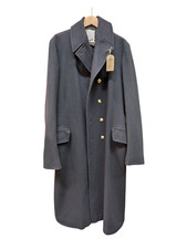 Genuine British Royal Navy Issue Man's Ratings Wool Great Coat Size 188/100 #244