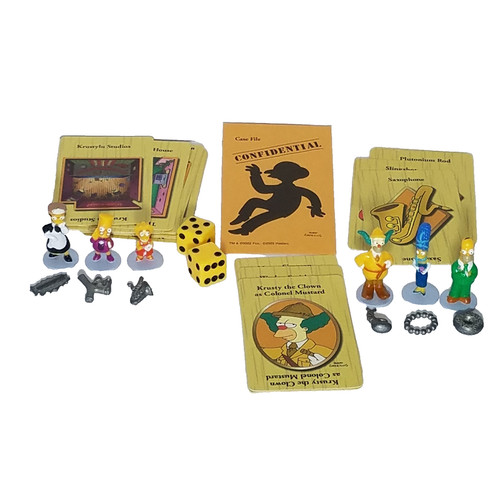 Clue simpsons board - clue, game