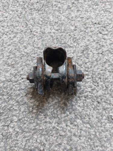 Vintage seat post saddle clamp - seat,