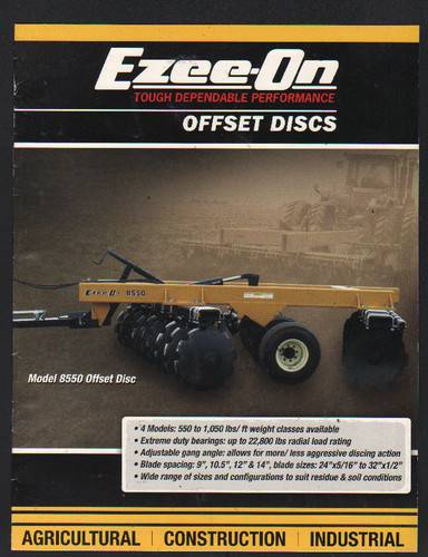 Ezee offset disc harrows - disc,
