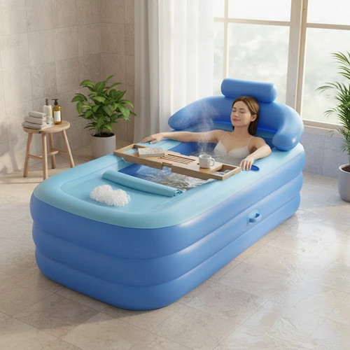 Foldable inflatable bath tub - inflatable,