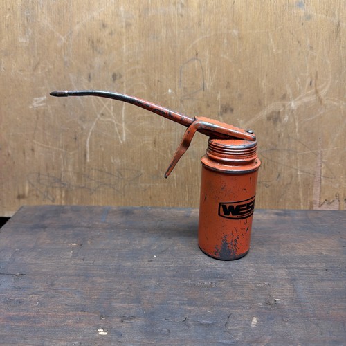 Vintage wesco oil can - vintage,