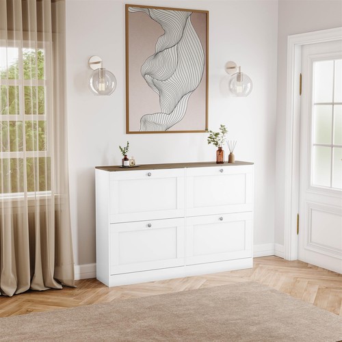 Modern white drawer tier - 3, 4