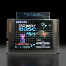 Sega Genesis (Mega Drive) to Master System Adapter Power Base Converter Mini