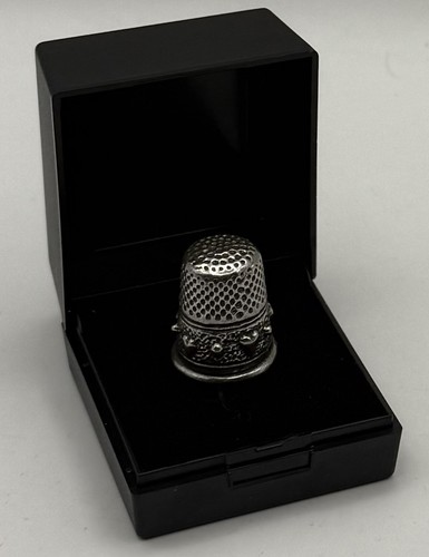 Italian silver thimble - italian,
