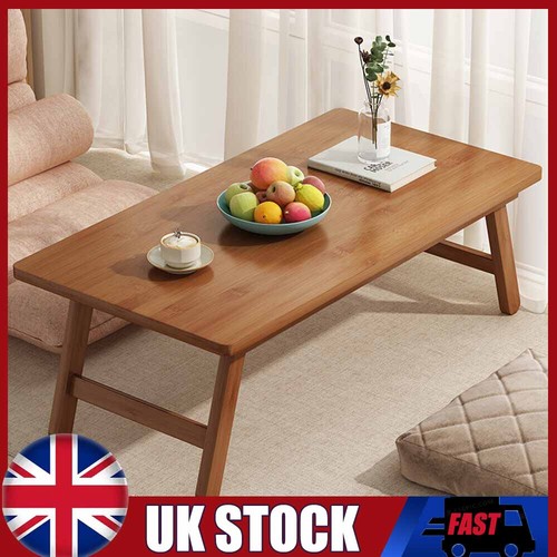 Folding bamboo coffee table - bamboo,