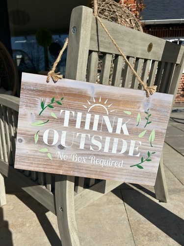 Think outside box - think, no