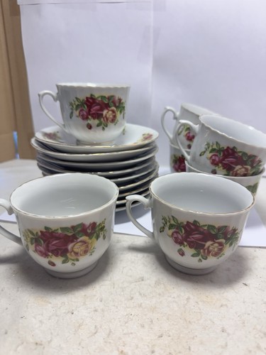 Vintage staffordshire tea cups - staffordshire,