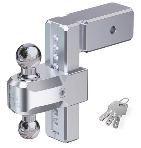 Adjustable trailer tow - , hitch