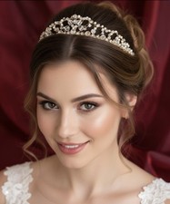 Tiara Rustic Gold Cluster