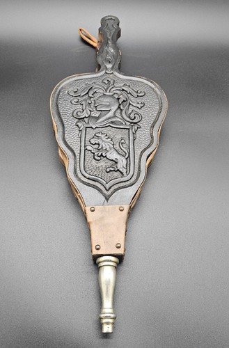 Fire bellows vintage carved - bellows,