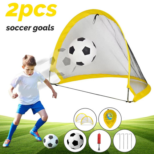 2pcs kids football goals - goals, set